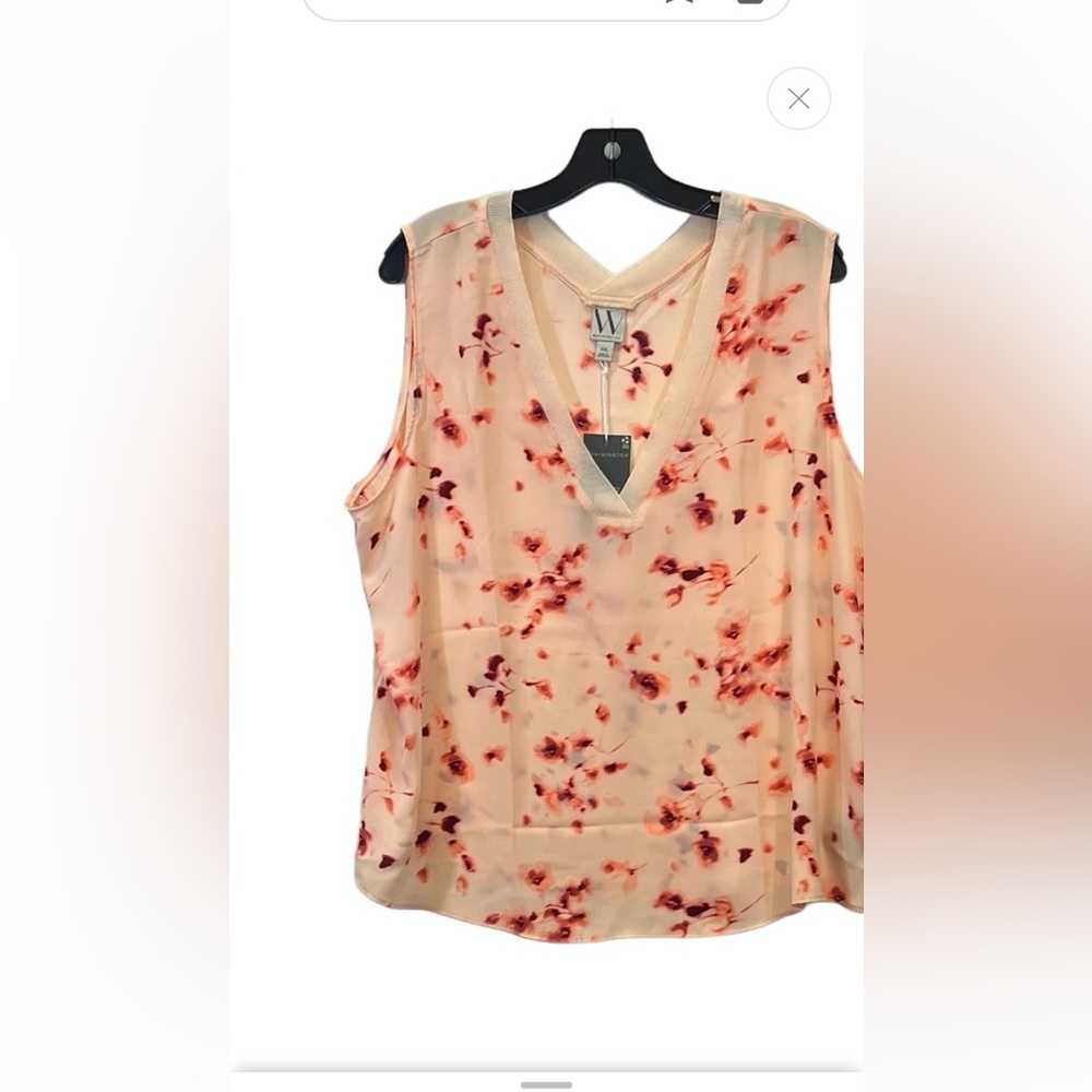 Women’s Worthington 2XL sleeveless floral shirt